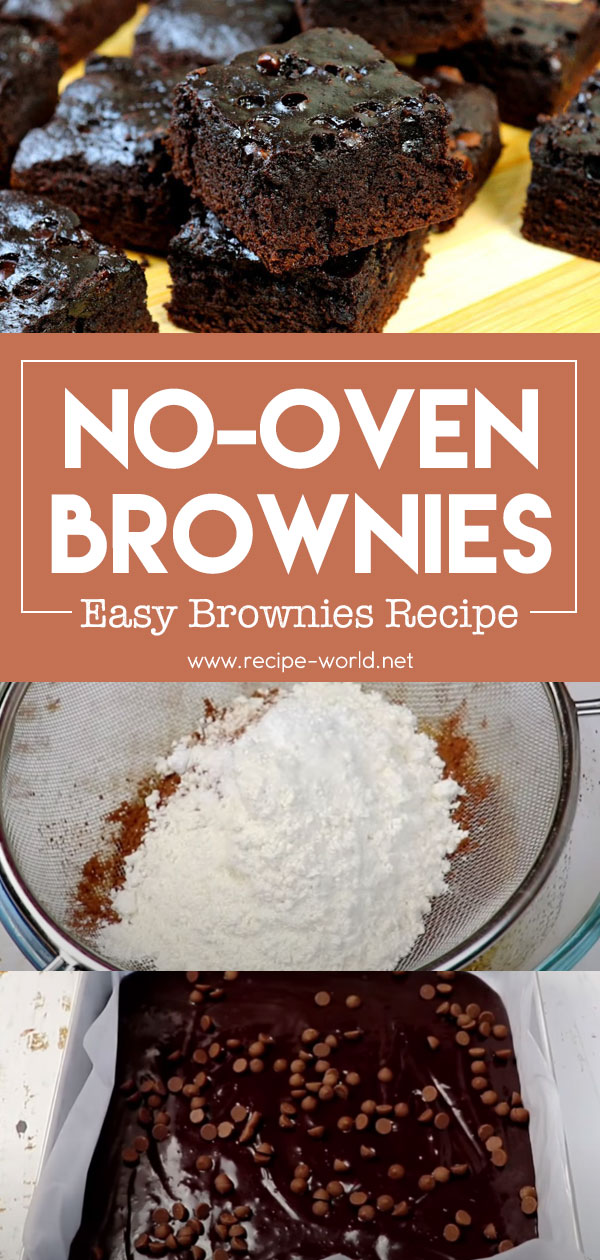 No-Oven Brownies - Easy Brownies Recipe