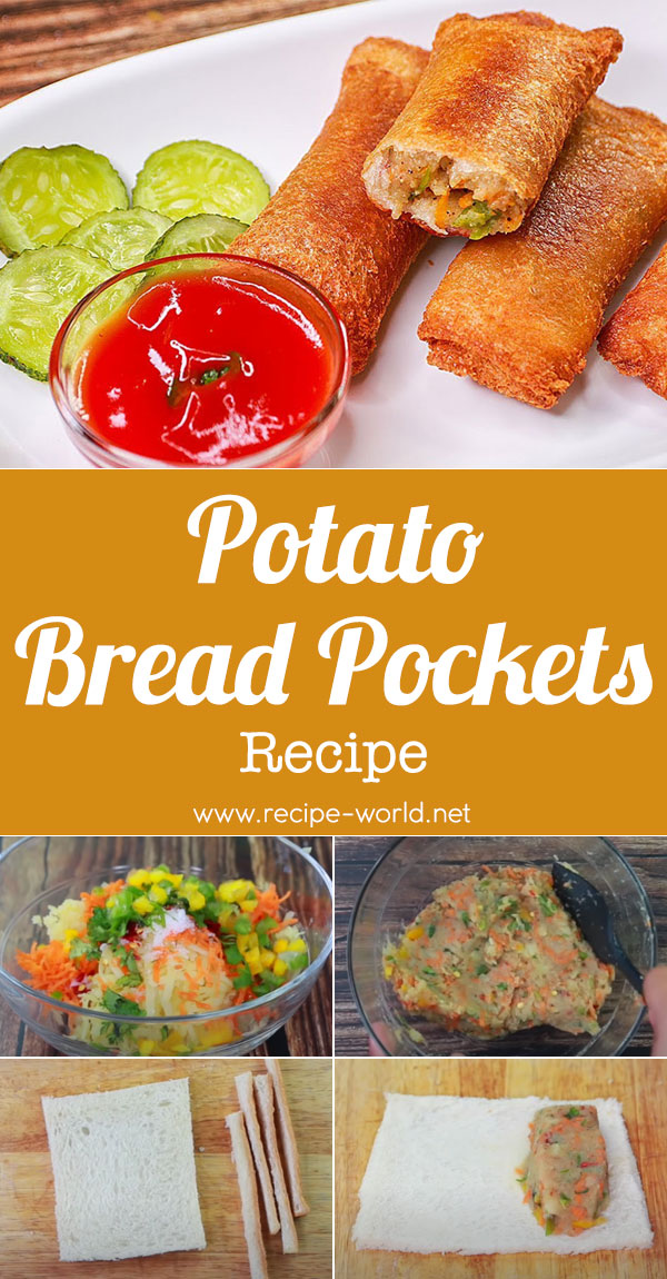Potato Bread Pockets - Vegetables Bread Pockets