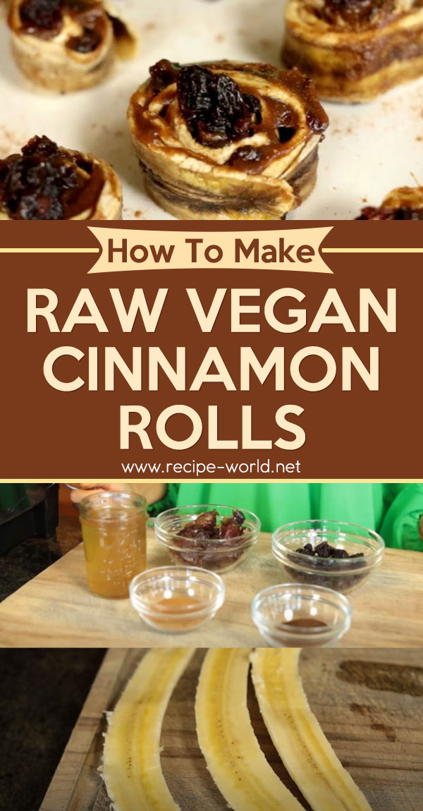 Raw Vegan Cinnamon Rolls