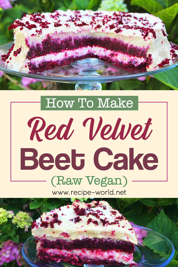 Red Velvet Beet Cake! (Raw Vegan)