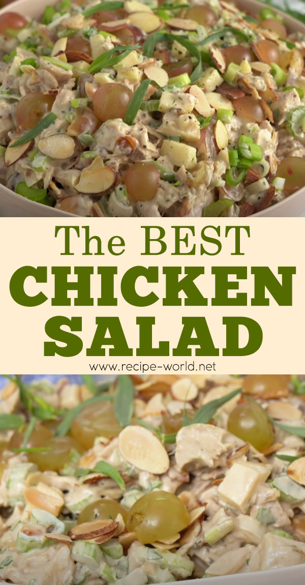 The BEST Chicken Salad