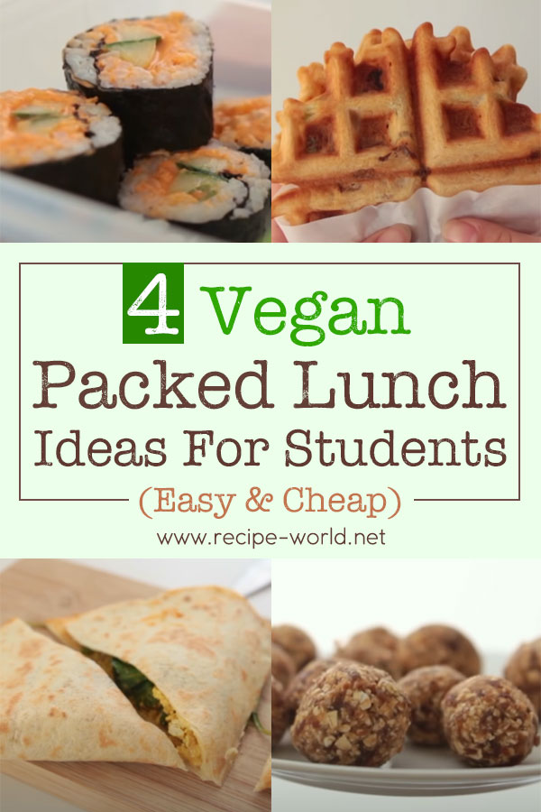 Vegan Packed Lunch Ideas For Students (Easy & Cheap)