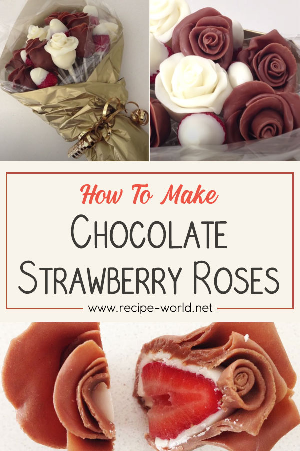 Chocolate Strawberry Roses Recipe